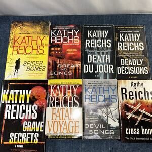 Kathy Reichs Lot of 8 Temperance Tempe Brennan Books Bones Mystery PB And HC
